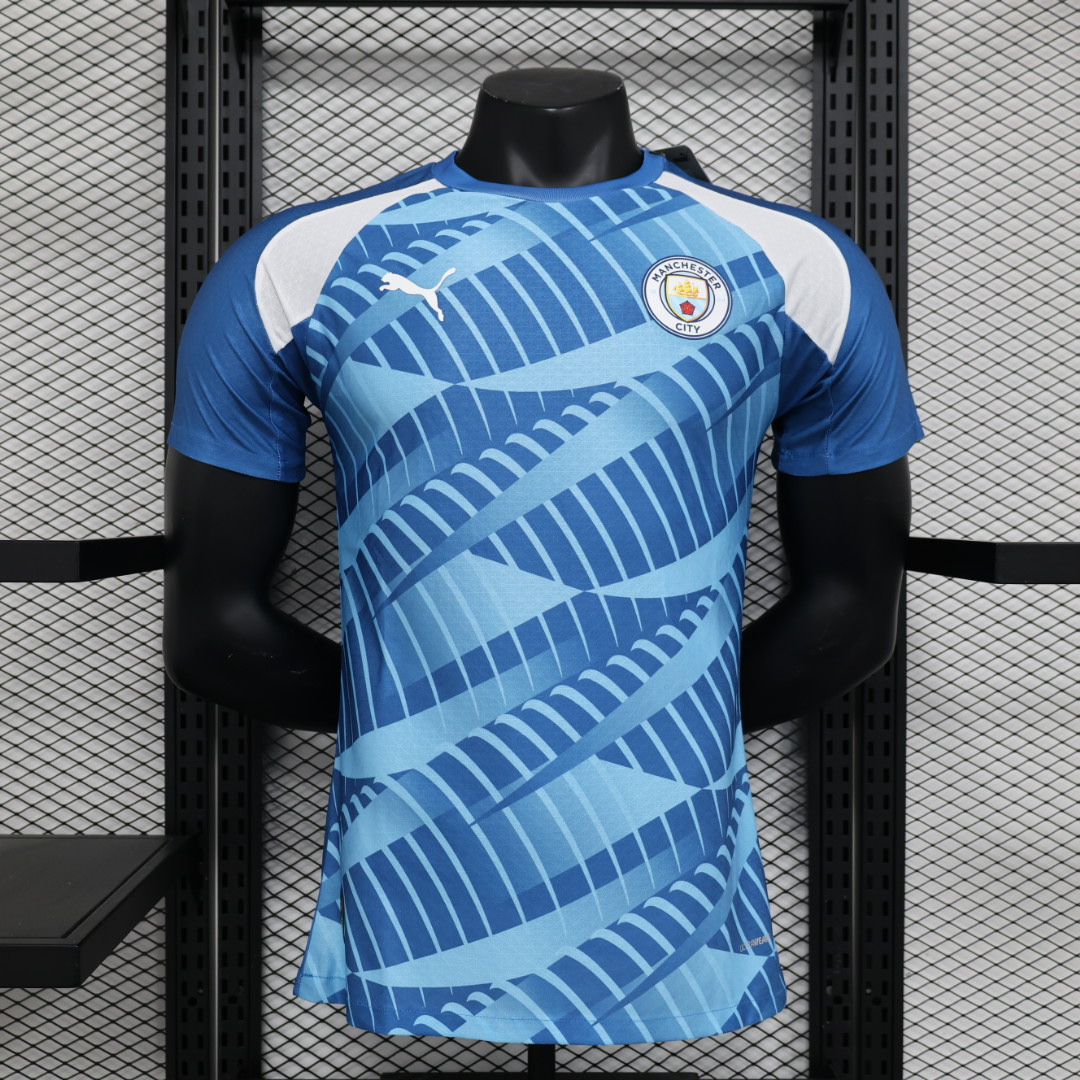 2024/2025 Authentic Manchester City Pre-match Training Jersey Football Jersey