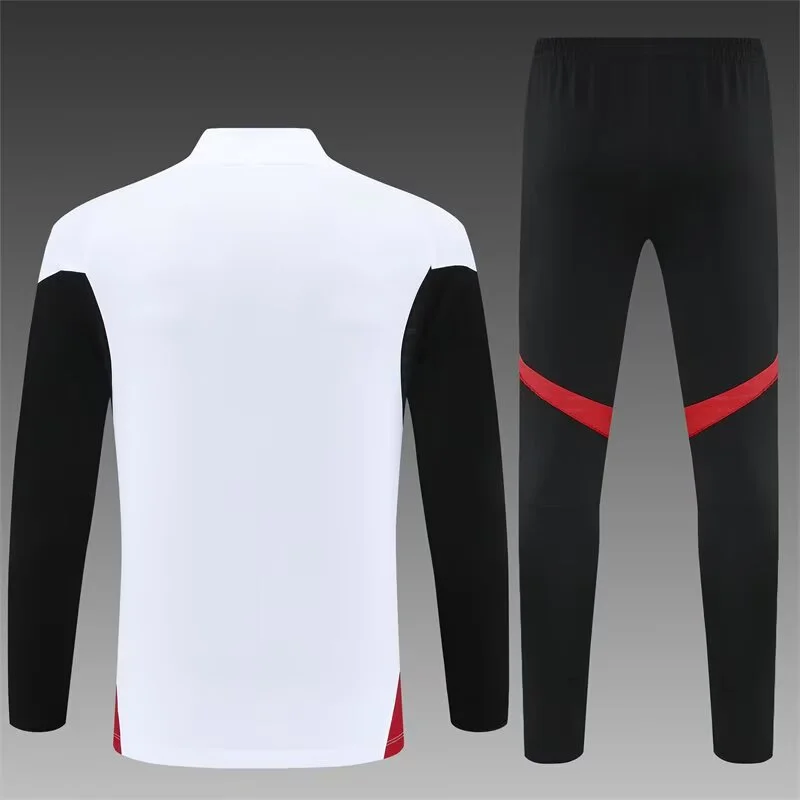 2025/2026 Manchester United Half-PullTraining Wear Football Shirt Kids Size