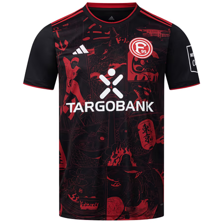 2025/2026 Fortuna Dusseldorf Sondertrikot Japan - Katana schwarz Football Shirt