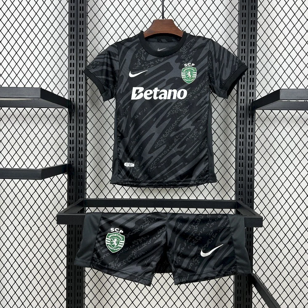 2025/2026 Sporting Lisbon Goalkeeper Football Shirt Kids Size 1:1 Thai Quality