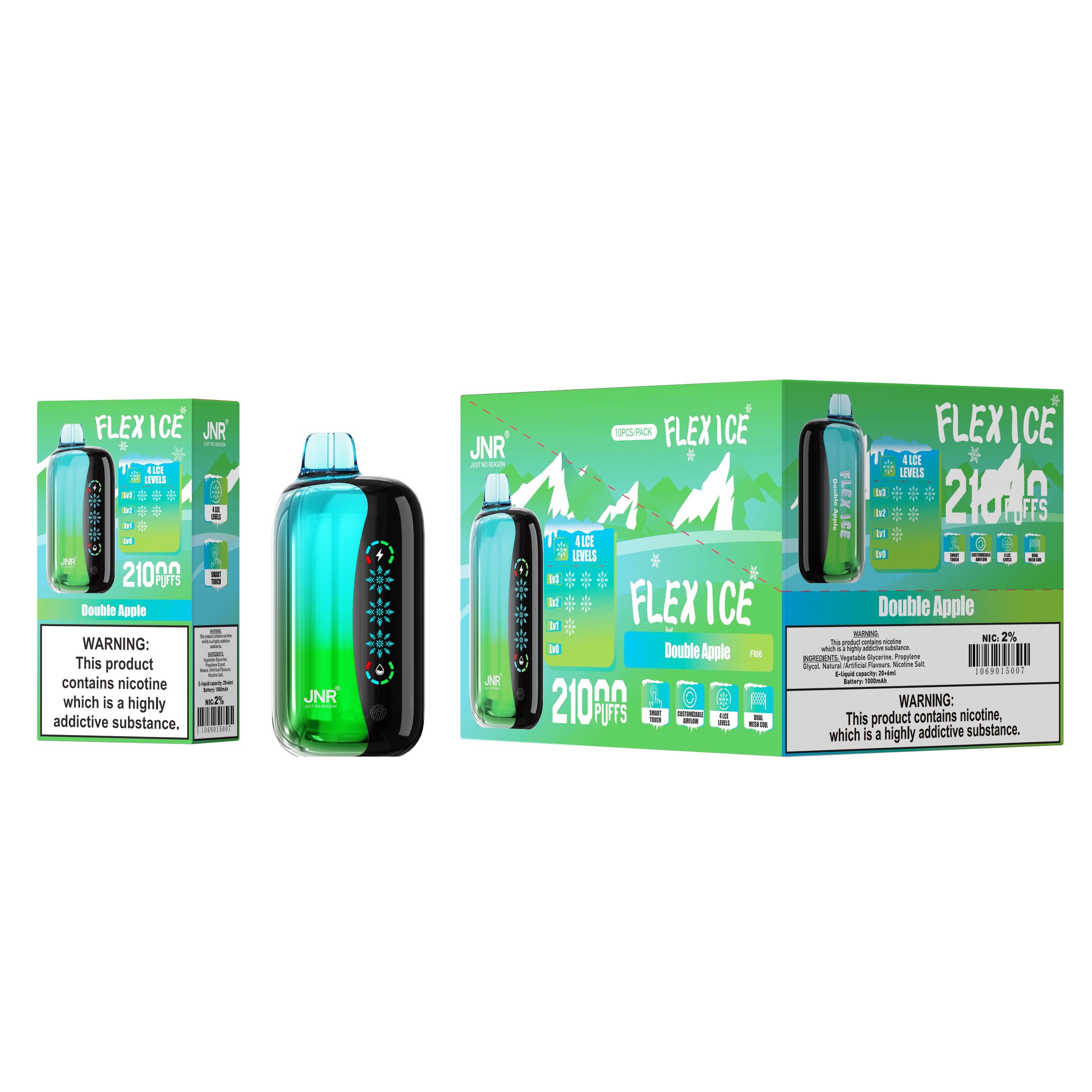Flex Ice 21000 Puffs Disposable Vape - Vap Show