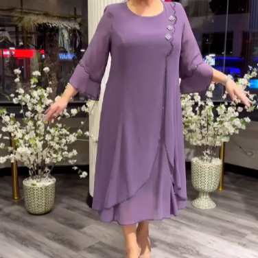 Fashion Casual Large Size Loose Dress