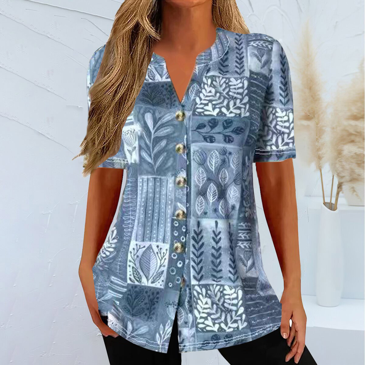 Fashion Printed Short-Sleeved T-shirt