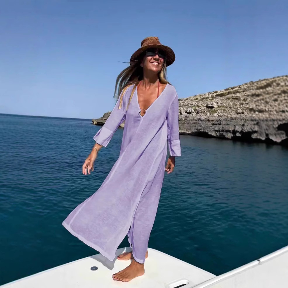 Loose Casual Beach Sunscreen Dress