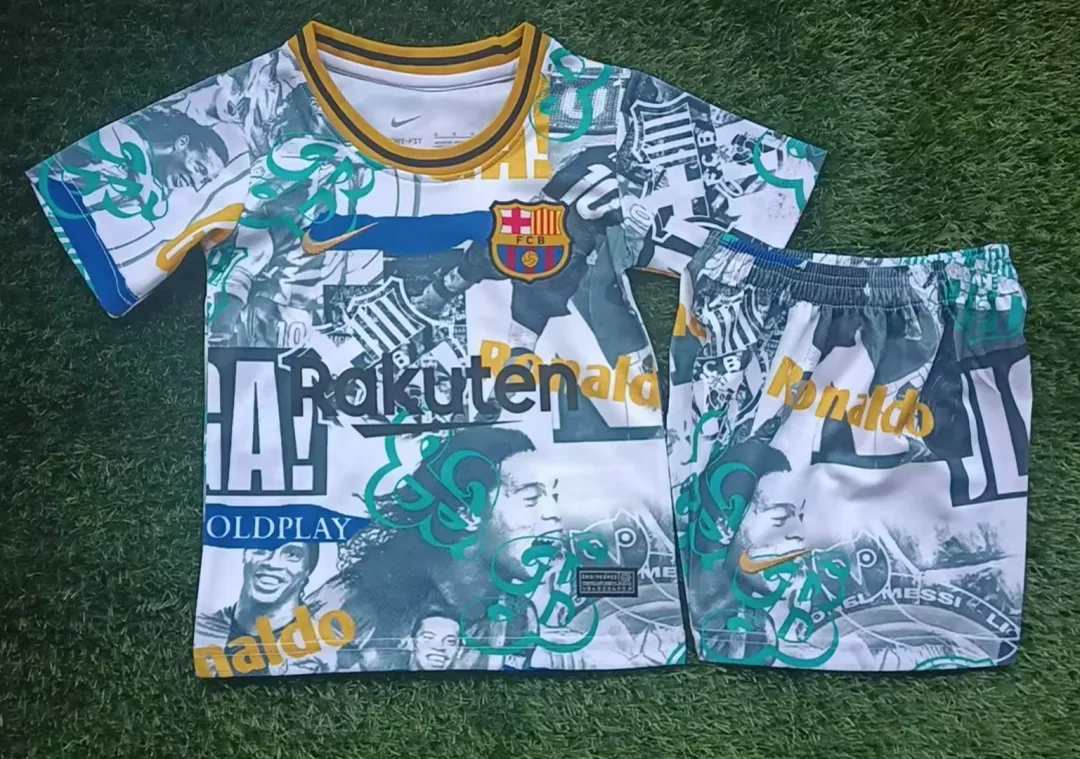 2025/2026 Barcelona Special EditionFootball Shirt Kids Size 1:1 Thai Quality