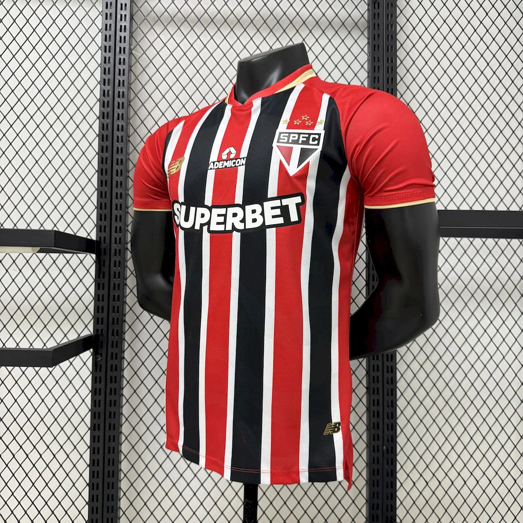Sao Paulo 2025/26 Away Jersey Player Version - Slim Fit