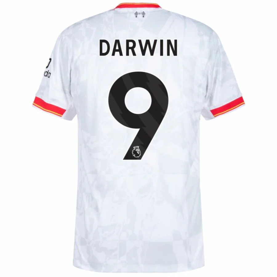 Liverpool Darwin 9 Away 2024/25 Patches UCL UEFA Foundation (Official Printing)