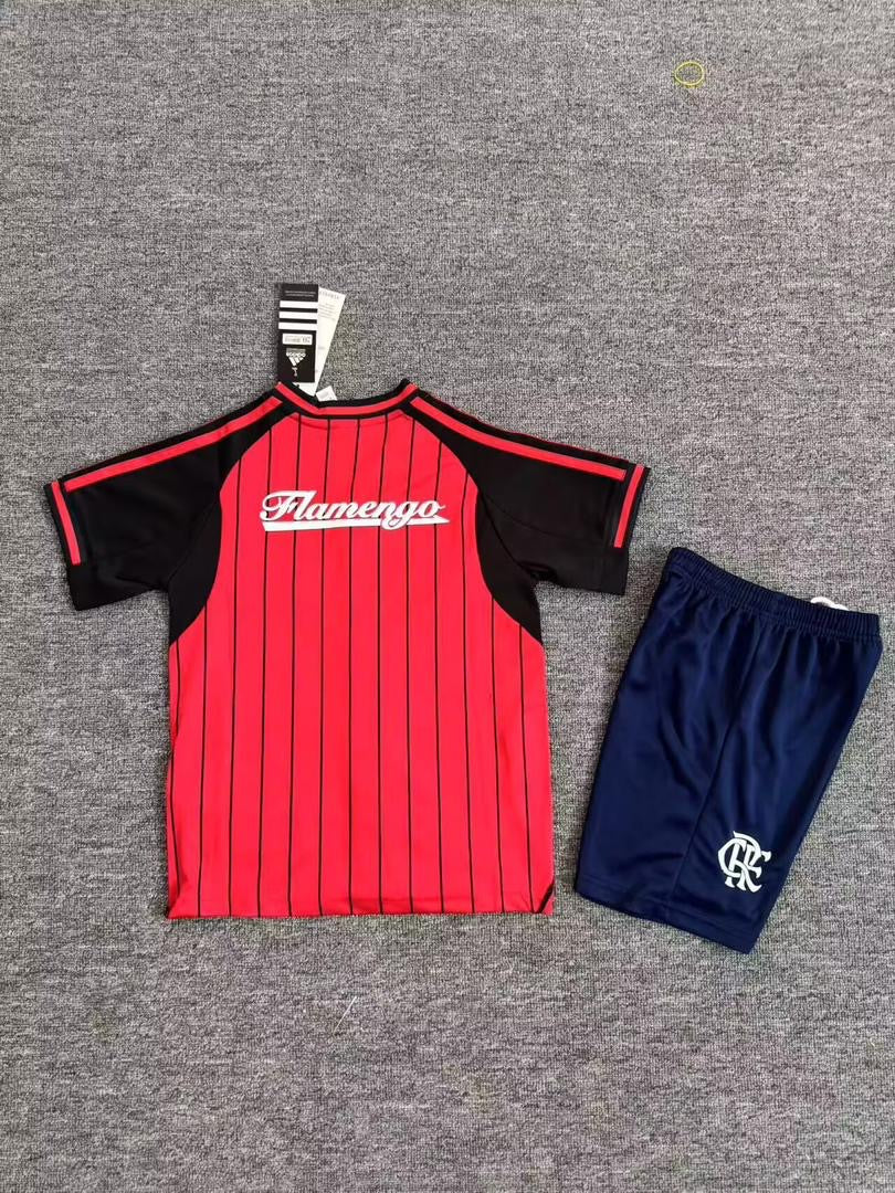 Kids Kit Flamengo Home US PACK Jersey 2025/26