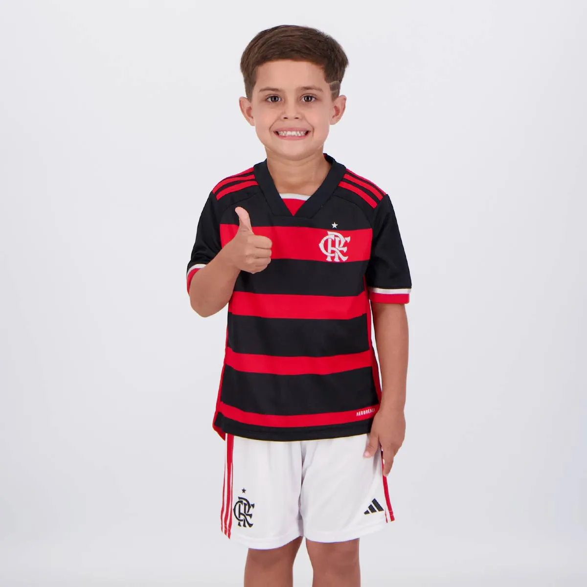 Kids Kit Flamengo Home Jersey 2024/25