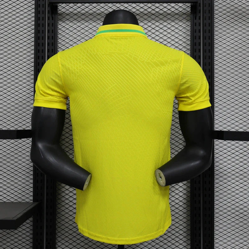 Brazil 25/26 Polo Edition Jersey - Yellow - Player Version - Slim Fit