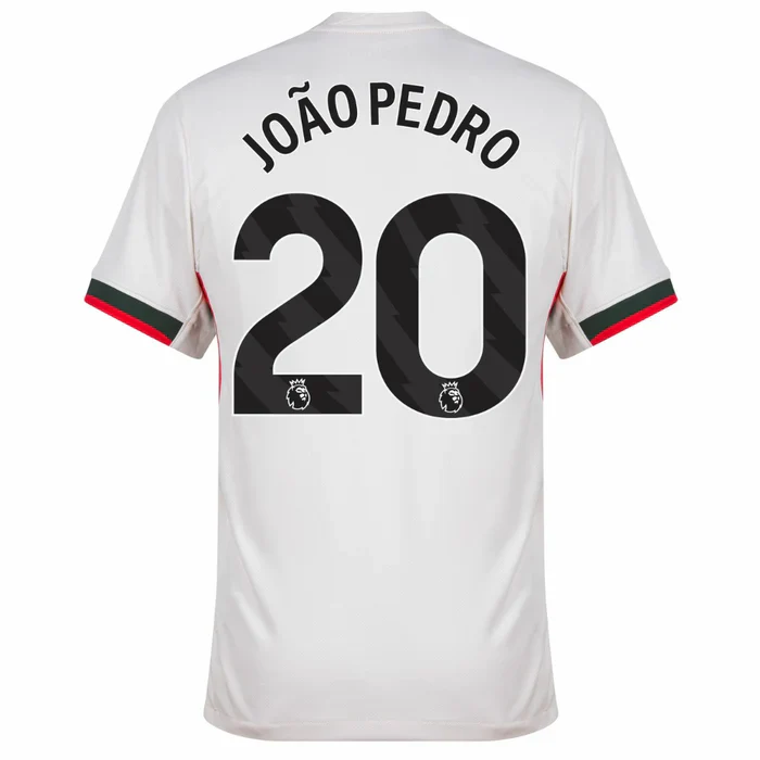 Chelsea Joao Pedro 20 Away Fan Jersey 2025/26