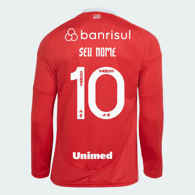 SC Internacional Home 2025 - Manga Longa SPONSOR