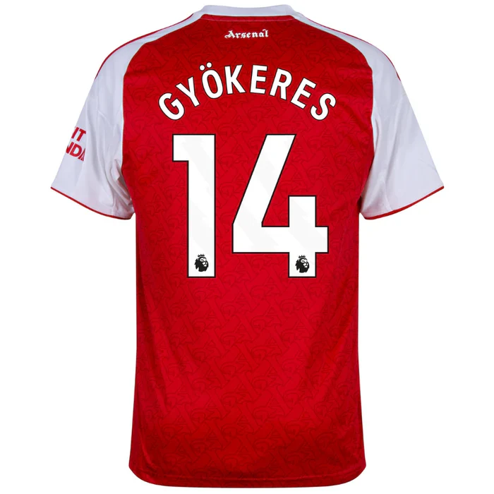 Arsenal Gyökeres #14 2025/26 Home Fan Jersey
