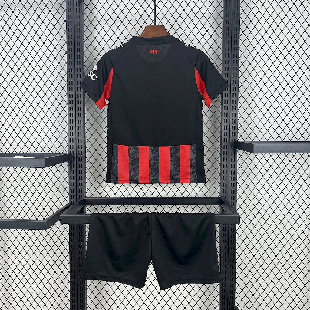 AC Milan 2025/26 Home Kids Kit