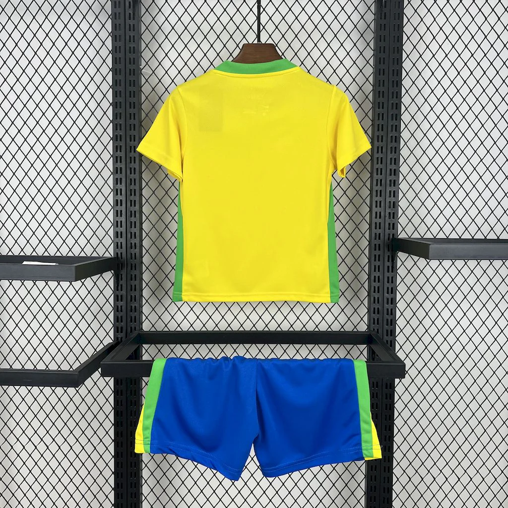 Brazil 2025/26 Home Kids Kit Brasil