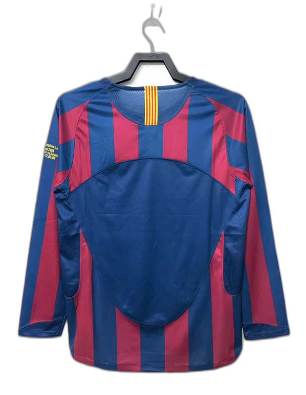 Barcelona 05/06 I Home Jersey - Long Sleeve Retro Version