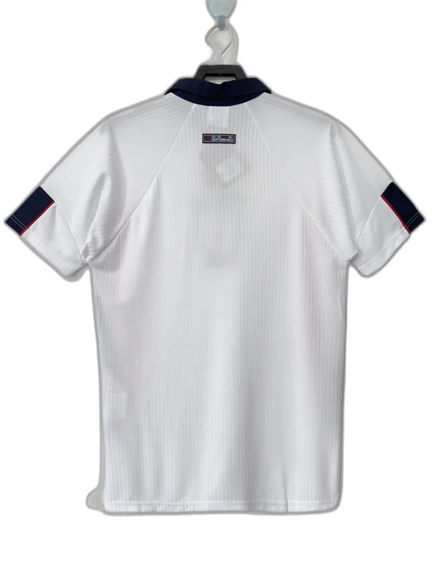 England 1998 I Home Jersey - Retro Version