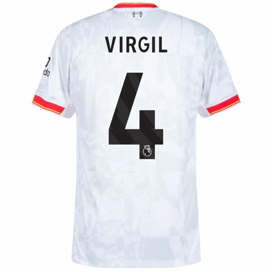 Liverpool Virgil 4 Away 2024/25 Patches UCL UEFA Foundation (Official Printing)