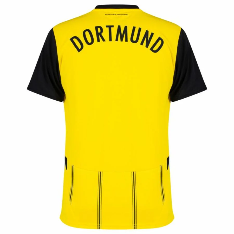 Borussia Dortmund Home 2024/25 Patches UCL UEFA Foundation (Official Printing)
