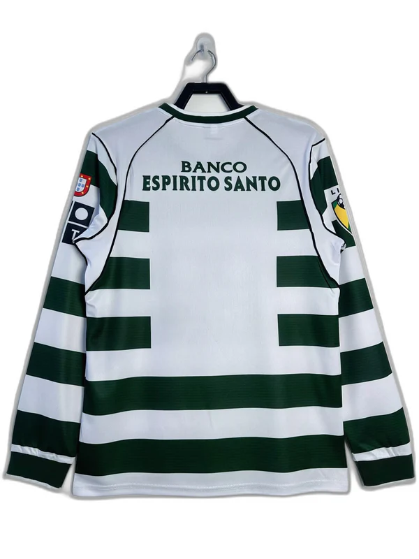 Sporting Lisbon 01/03 I Home Jersey - Long Sleeve Retro Version