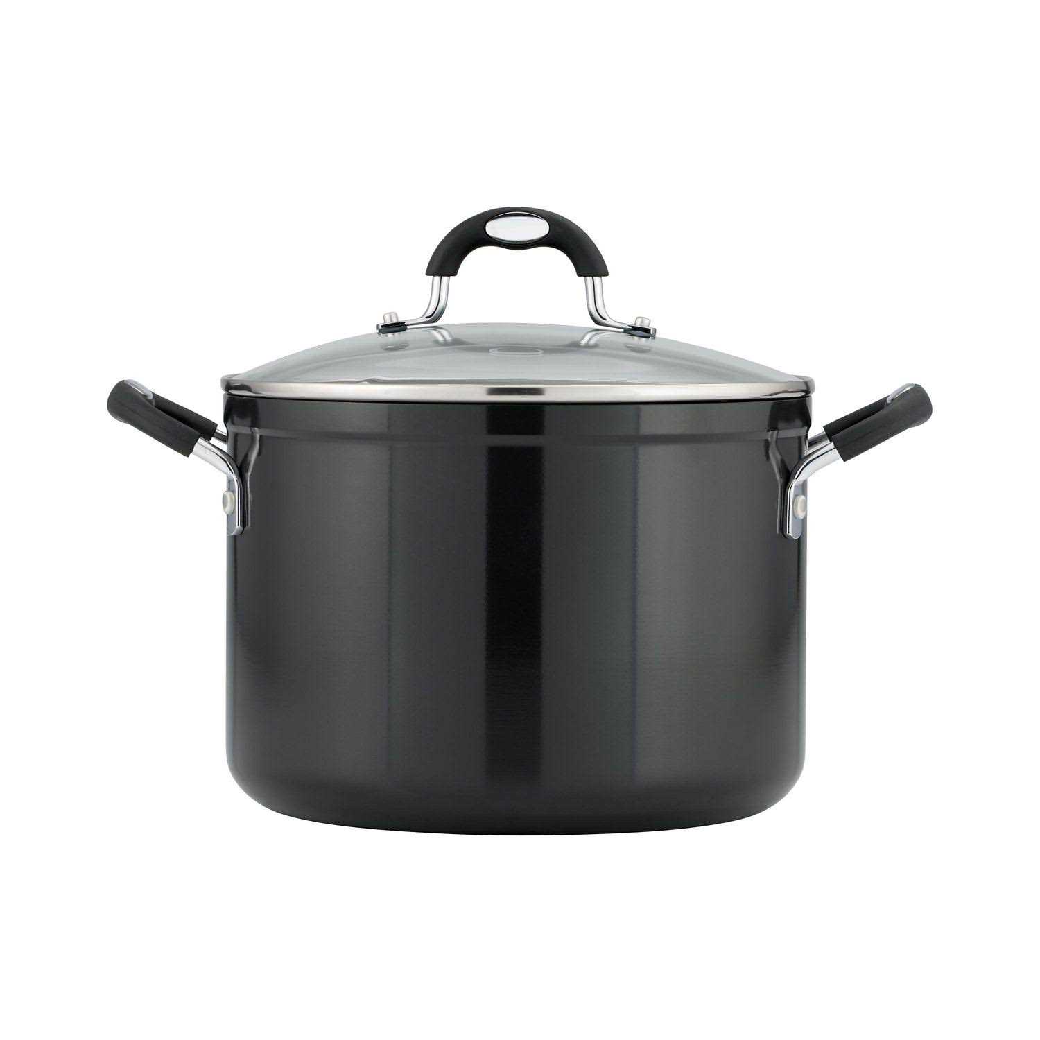 Tramontina 8 Qt Style Gray Non Stick Covered Stock Pot