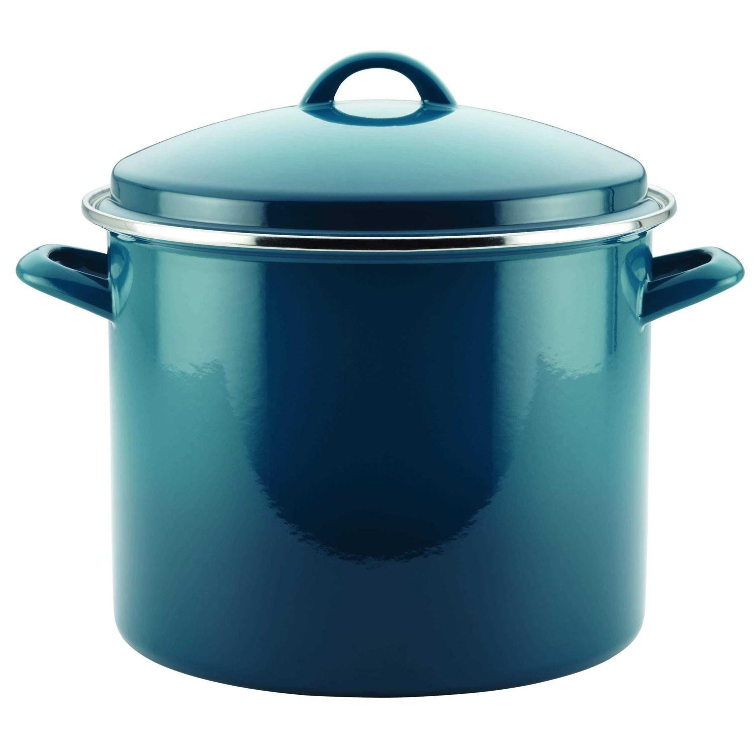 Rachael Ray Enamel on Steel Stockpot