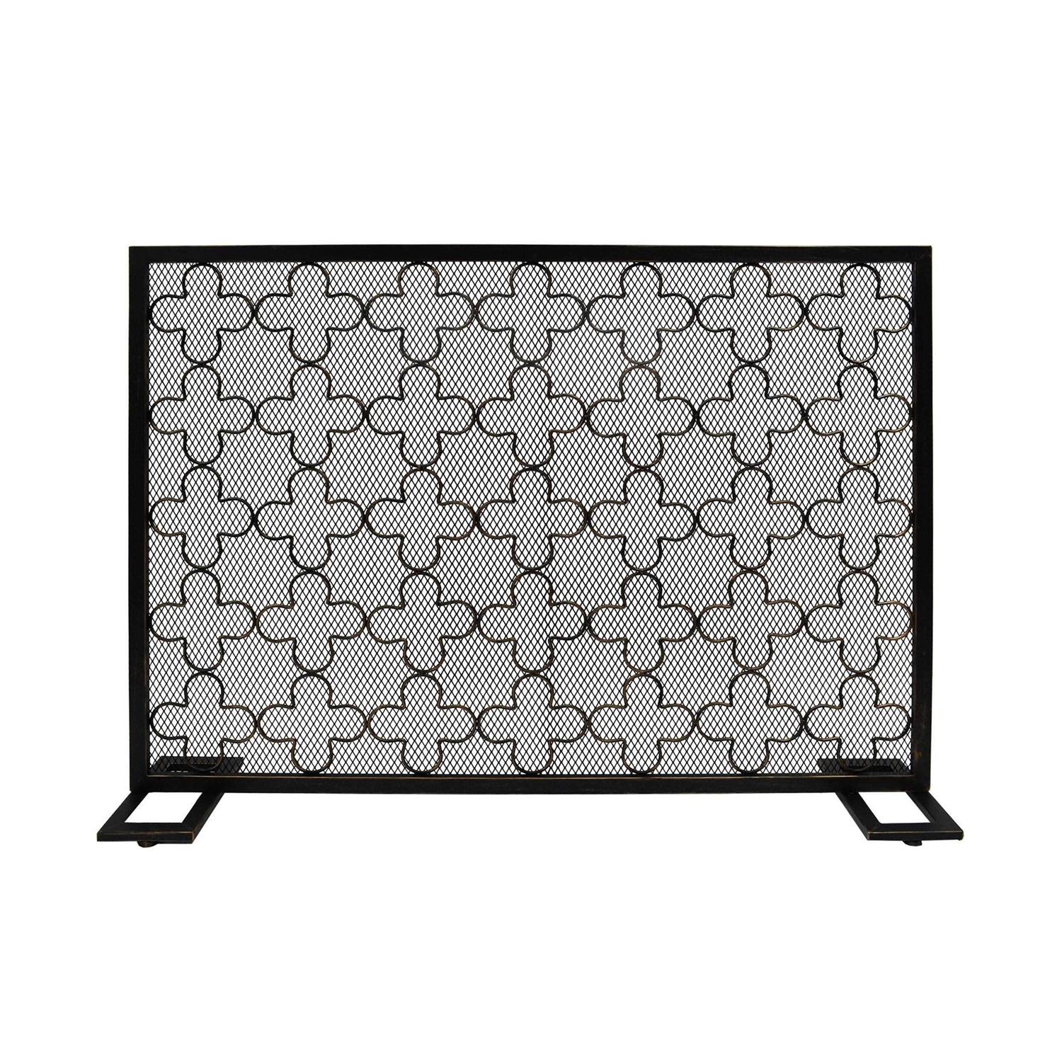 Christopher Knight Home Alleghany Modern Single Panel Fireplace screen
