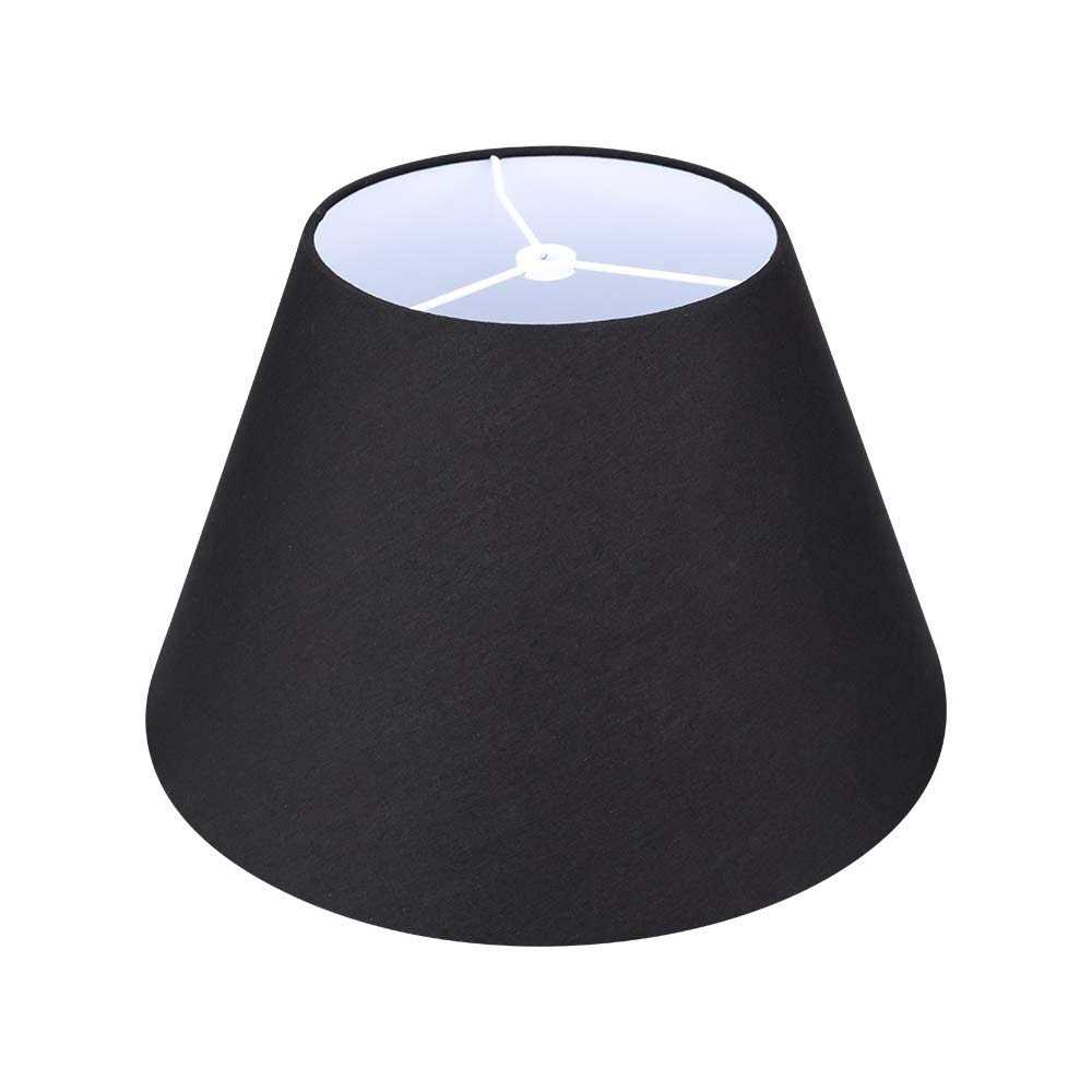 ALUCSET Medium Lamp Shade, Barrel Fabric Lampshade for Table Lamp and Floor Light