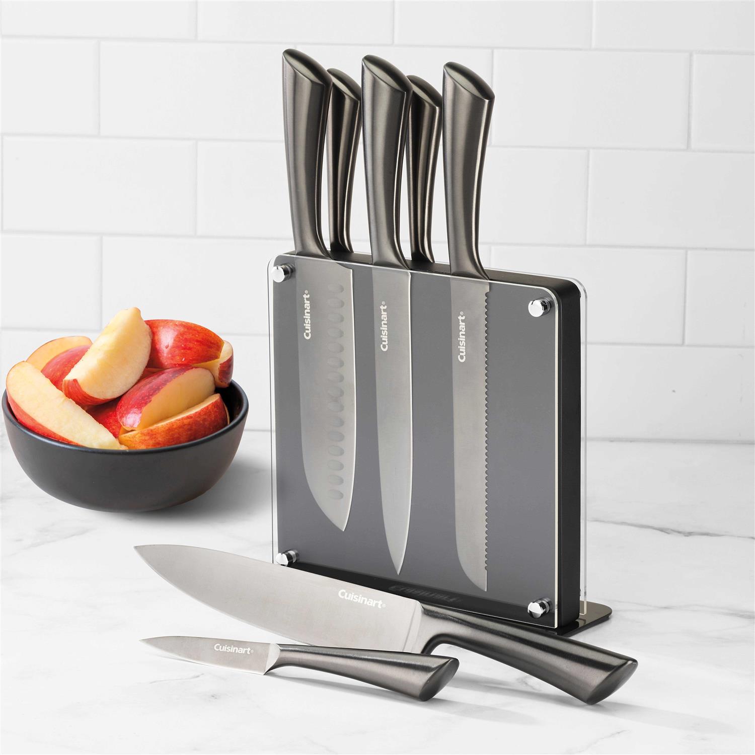 Cuisinart 8-Piece Onyx Stainless Steel Magnet Block Set