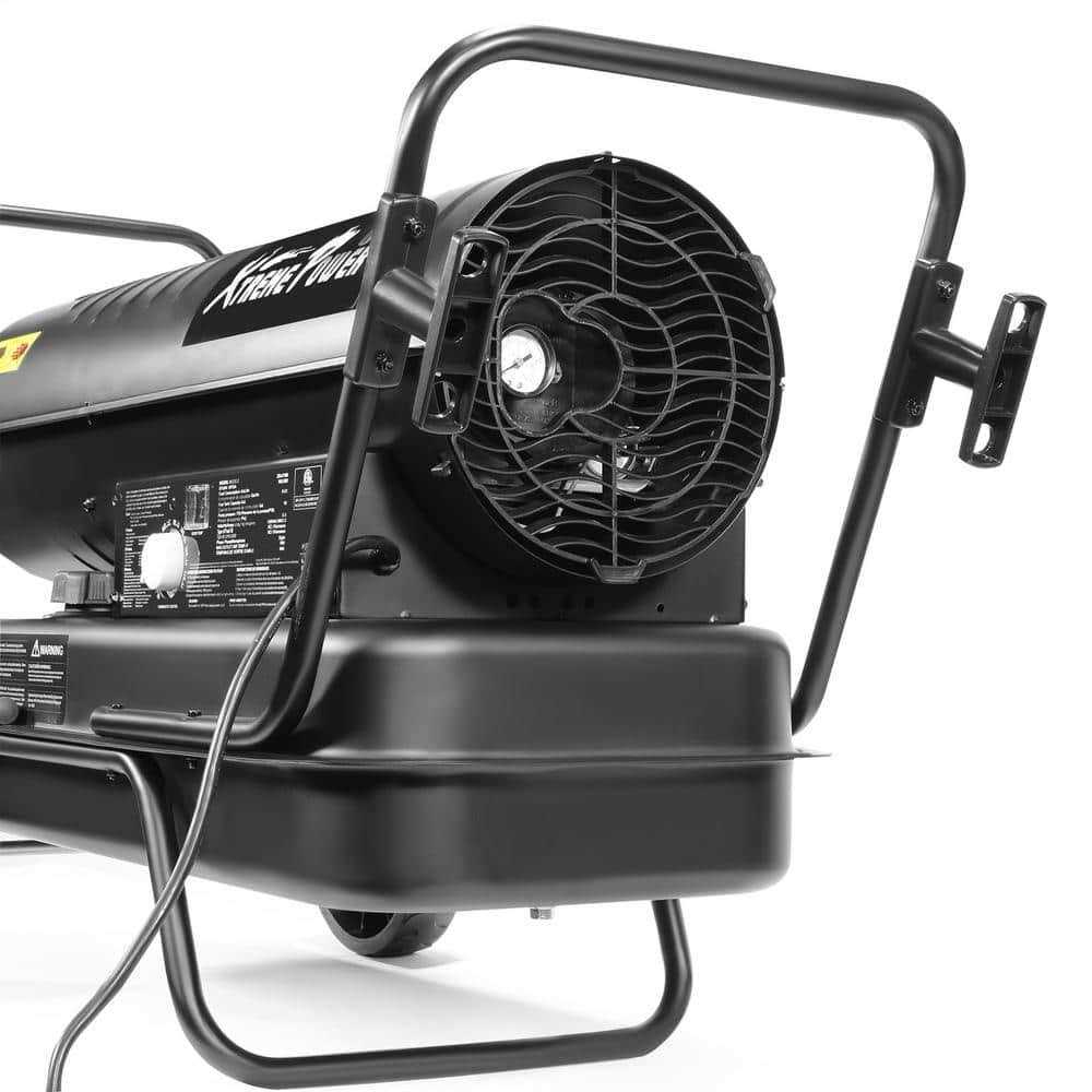 XtremepowerUS 100K BTU Kerosene/Diesel Forced Air Portable Space Heater with Automatic Shutoff and Thermostat