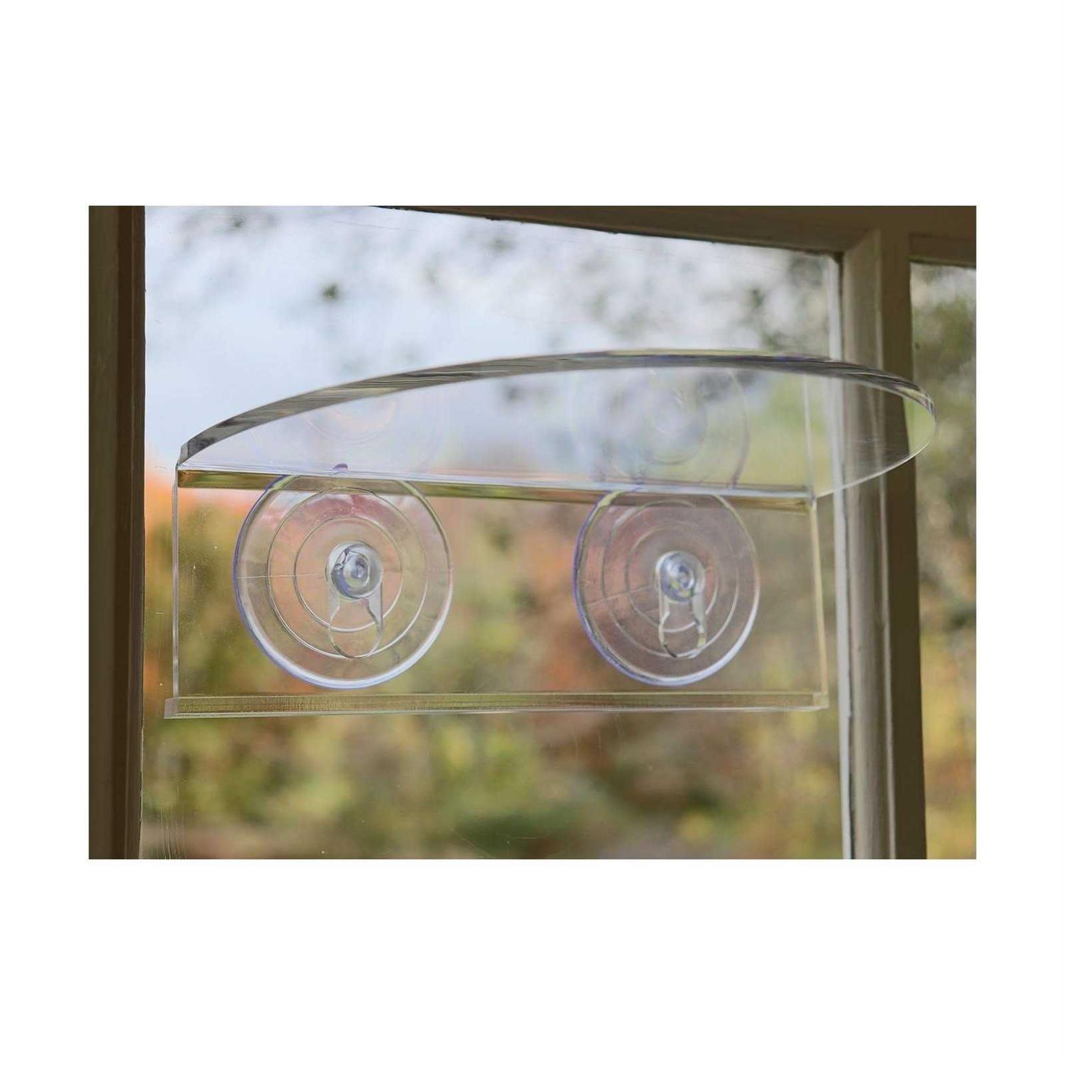 Window Garden Veg Ledge Window Shelf for Plants Clear Acrylic Shelves