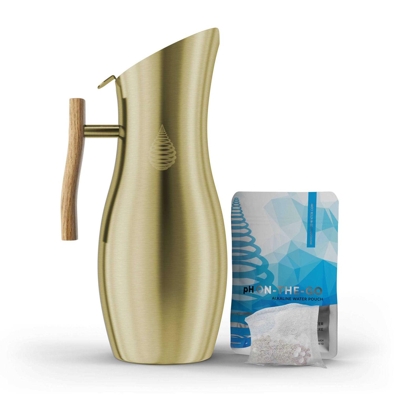 Invigorated Water pH Vitality Stainless Steel Alkaline Water Pitcher