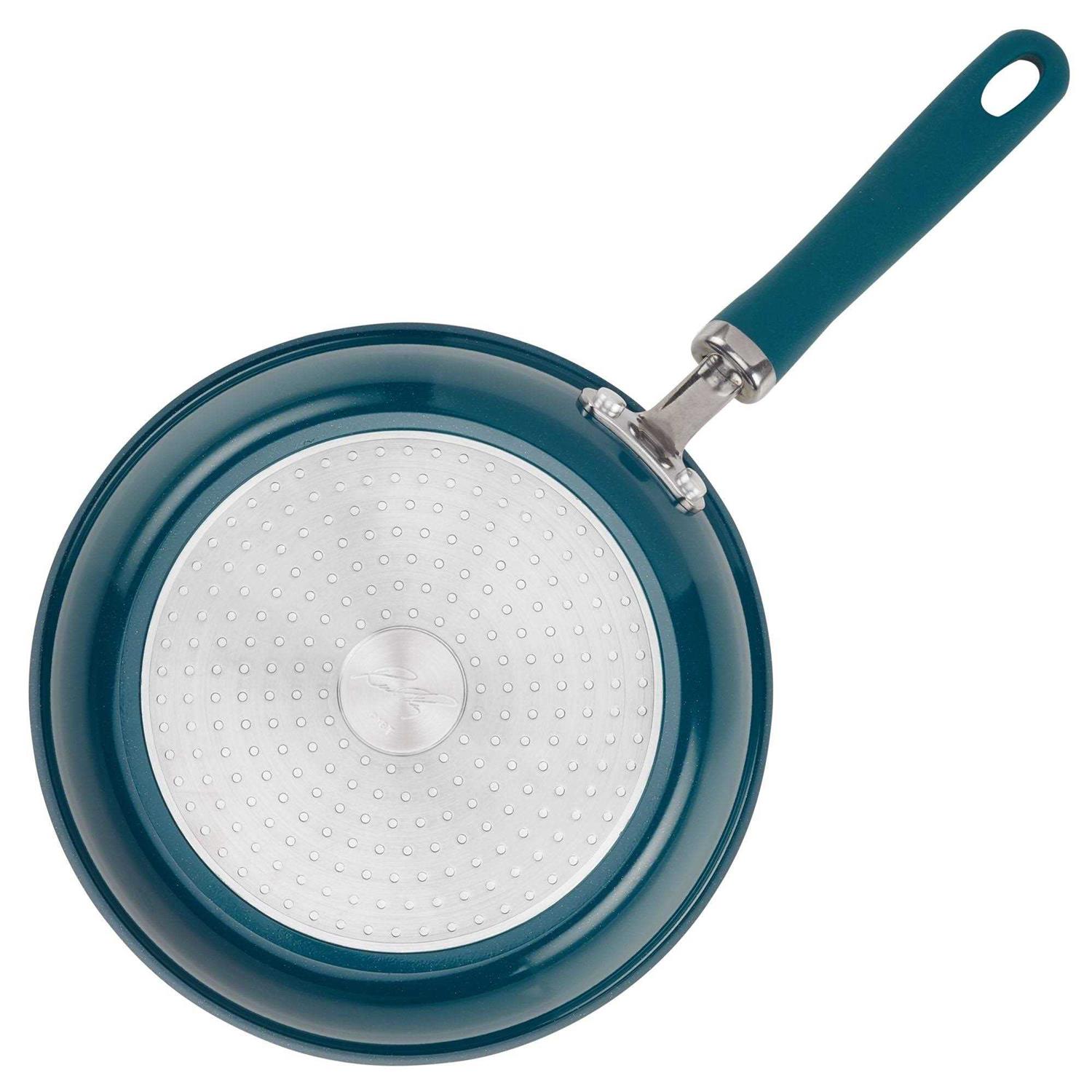 Rachael Ray Create Delicious Aluminum Nonstick Covered Deep Skillet