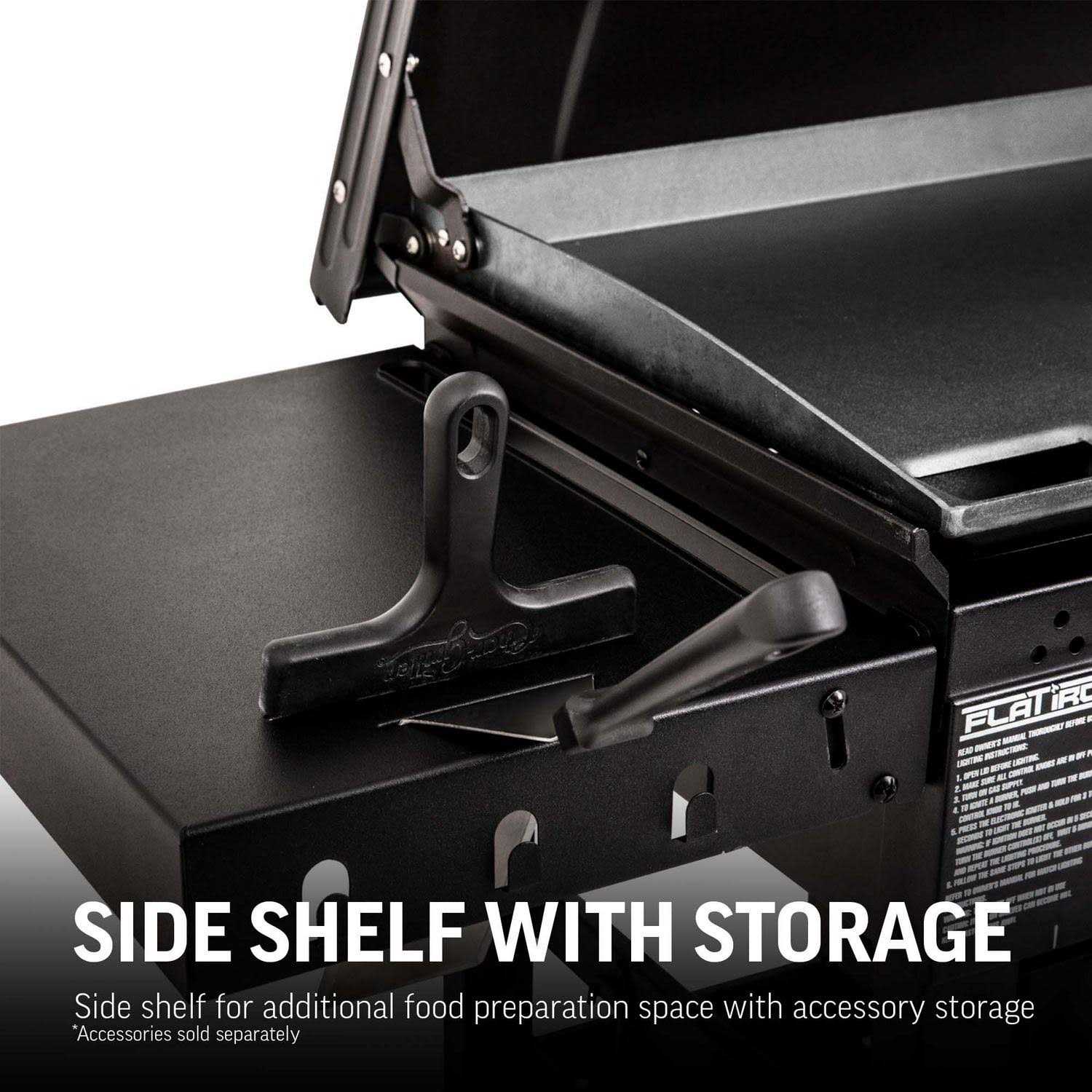 Char-Griller Flat Iron 3-Burner Outdoor Griddle Gas Grill