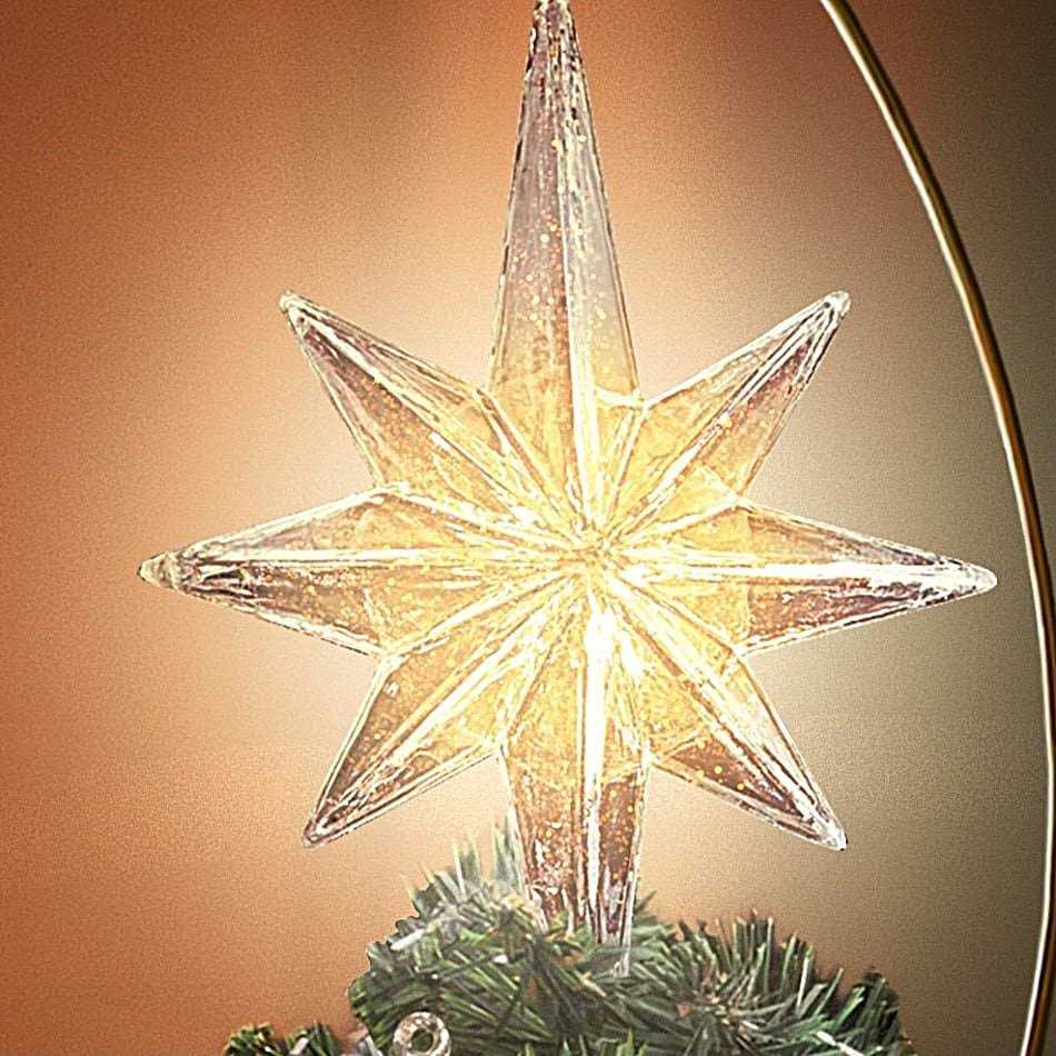Thomas Kinkade Holidays in Motion Rotating Illuminated Tree Topper