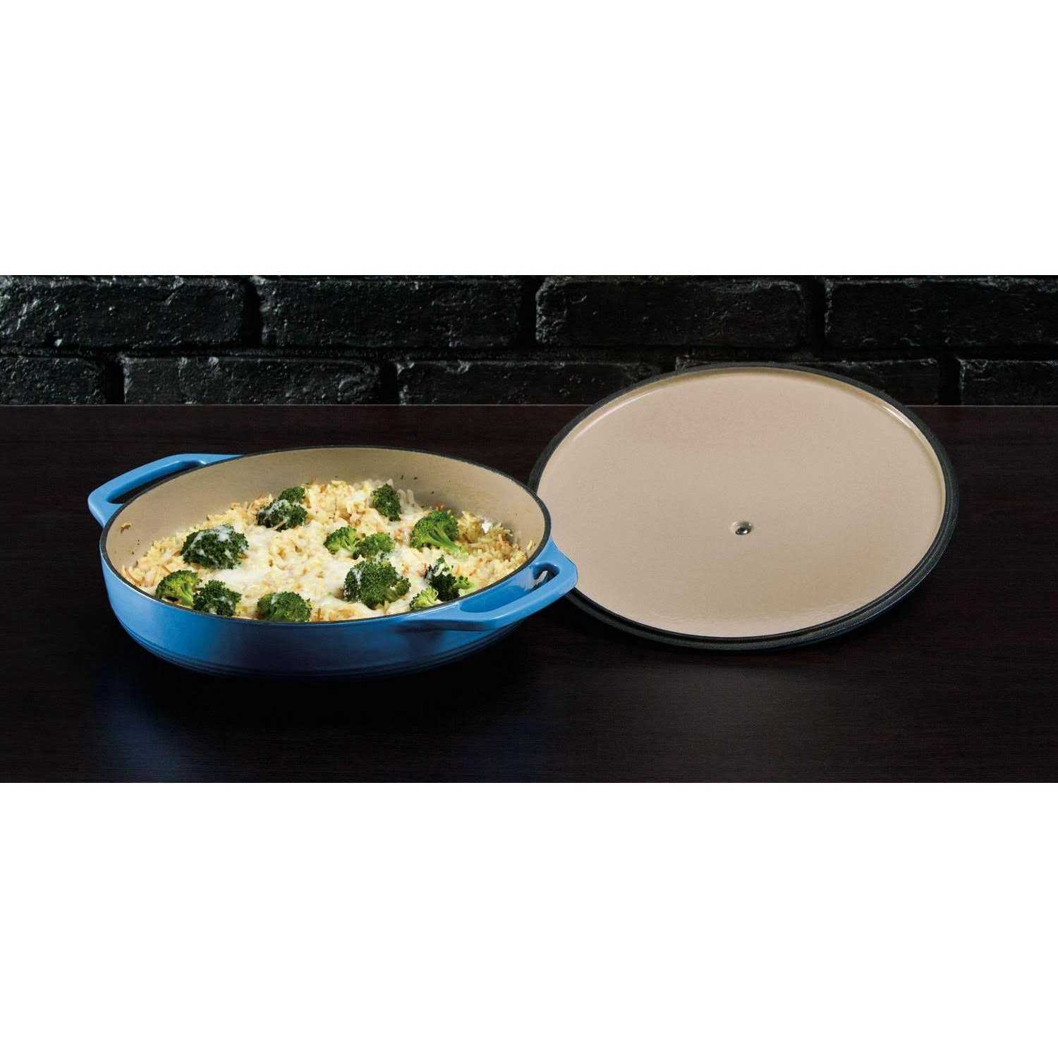 Lodge 3.6 Quart Enameled Cast Iron Casserole