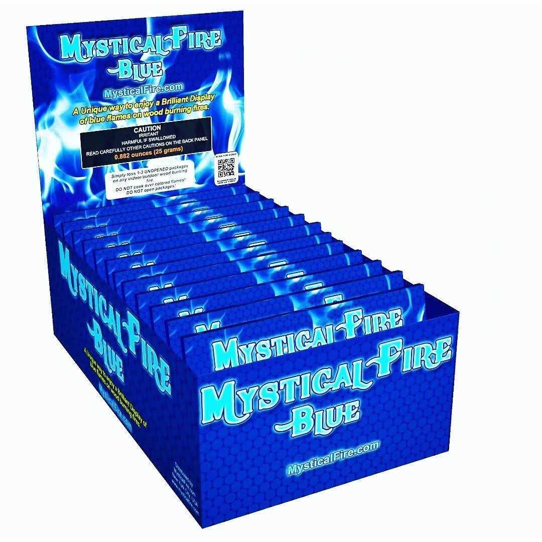 Mystical Fire Blue Campfire Fireplace Colorant Packets