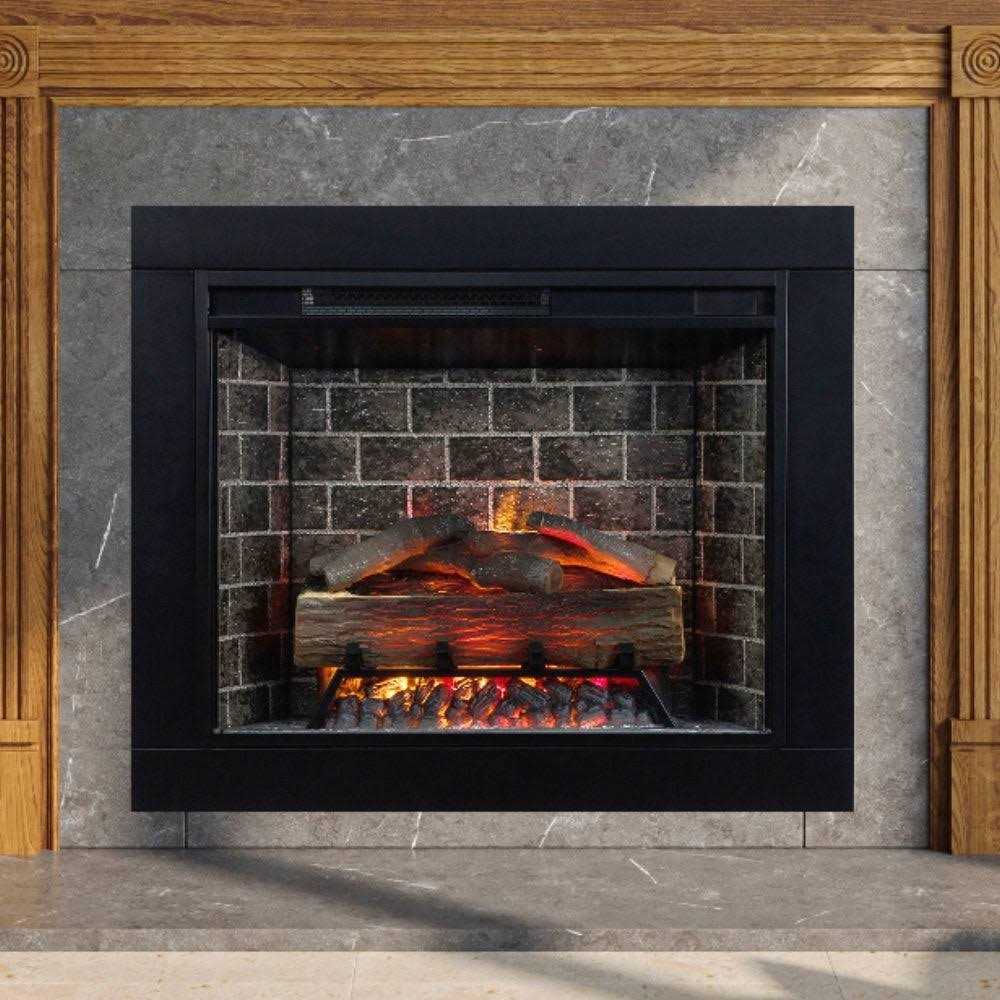 Modern Ember Uptown 28-In Smart Electric Fireplace Insert & Trim Kit