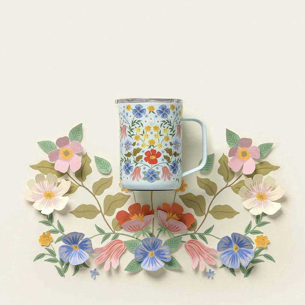 Corkcicle Rifle Paper Co. Mistletoe Mug