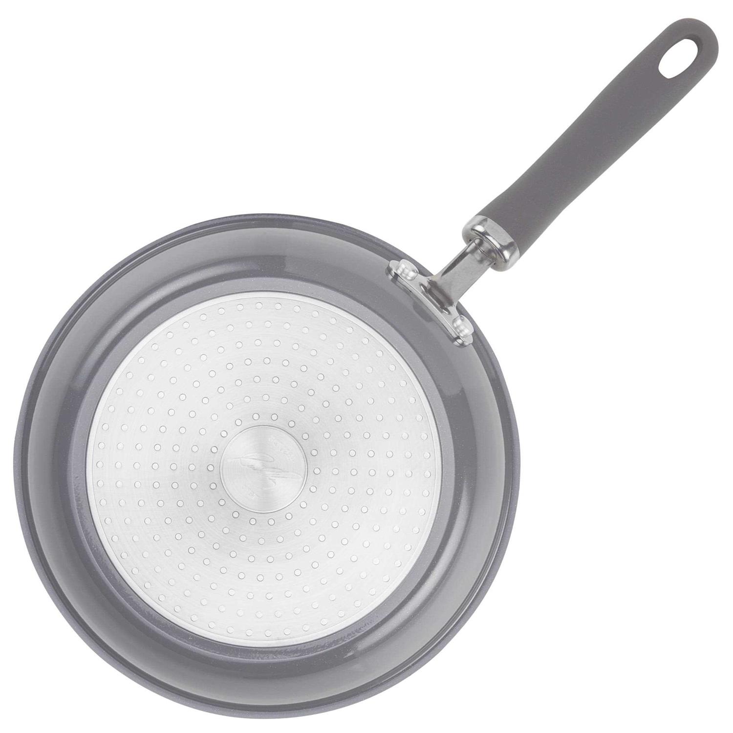 Rachael Ray Create Delicious Aluminum Nonstick Covered Deep Skillet