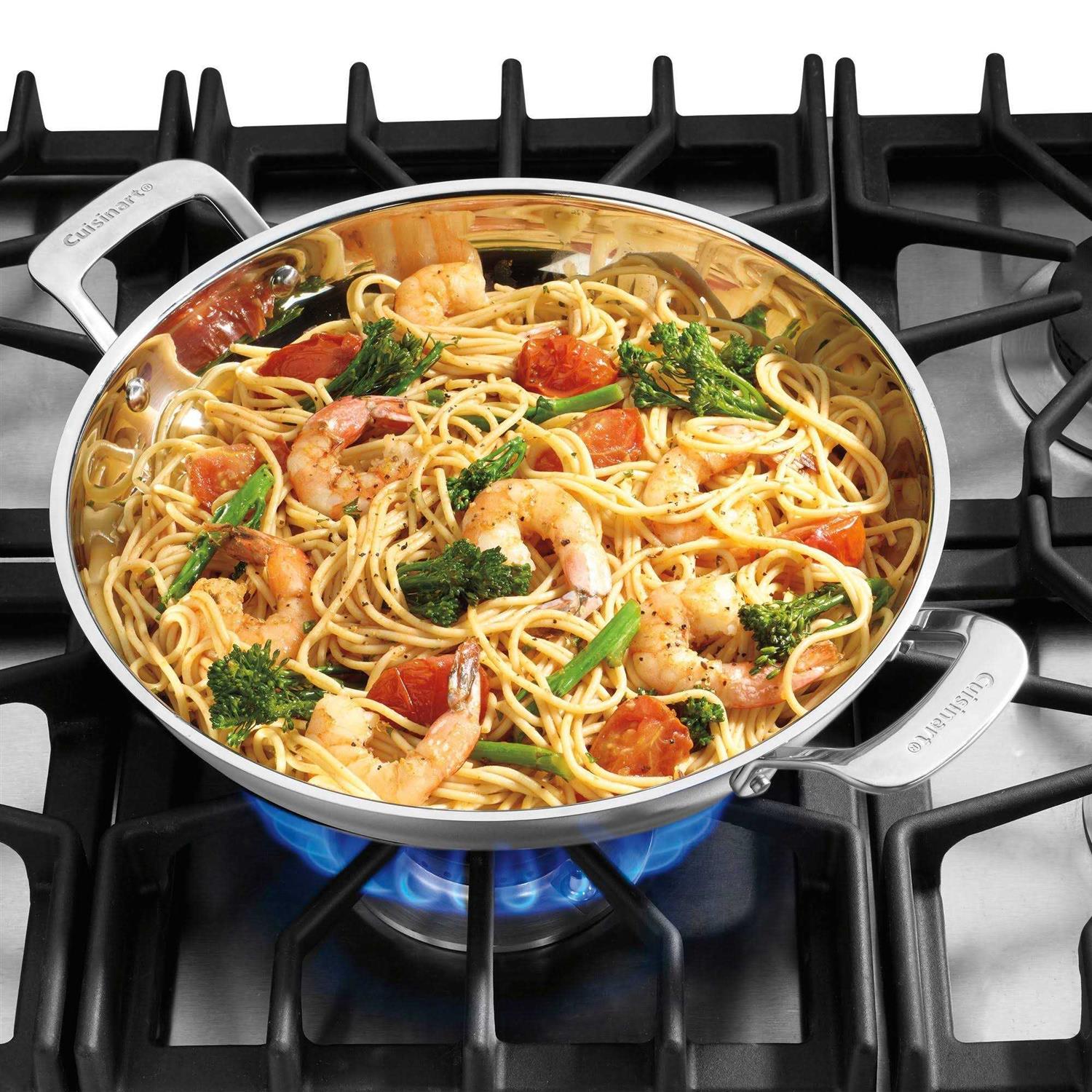 Cuisinart Classic 12 Stainless Steel Everyday Pan with Cover