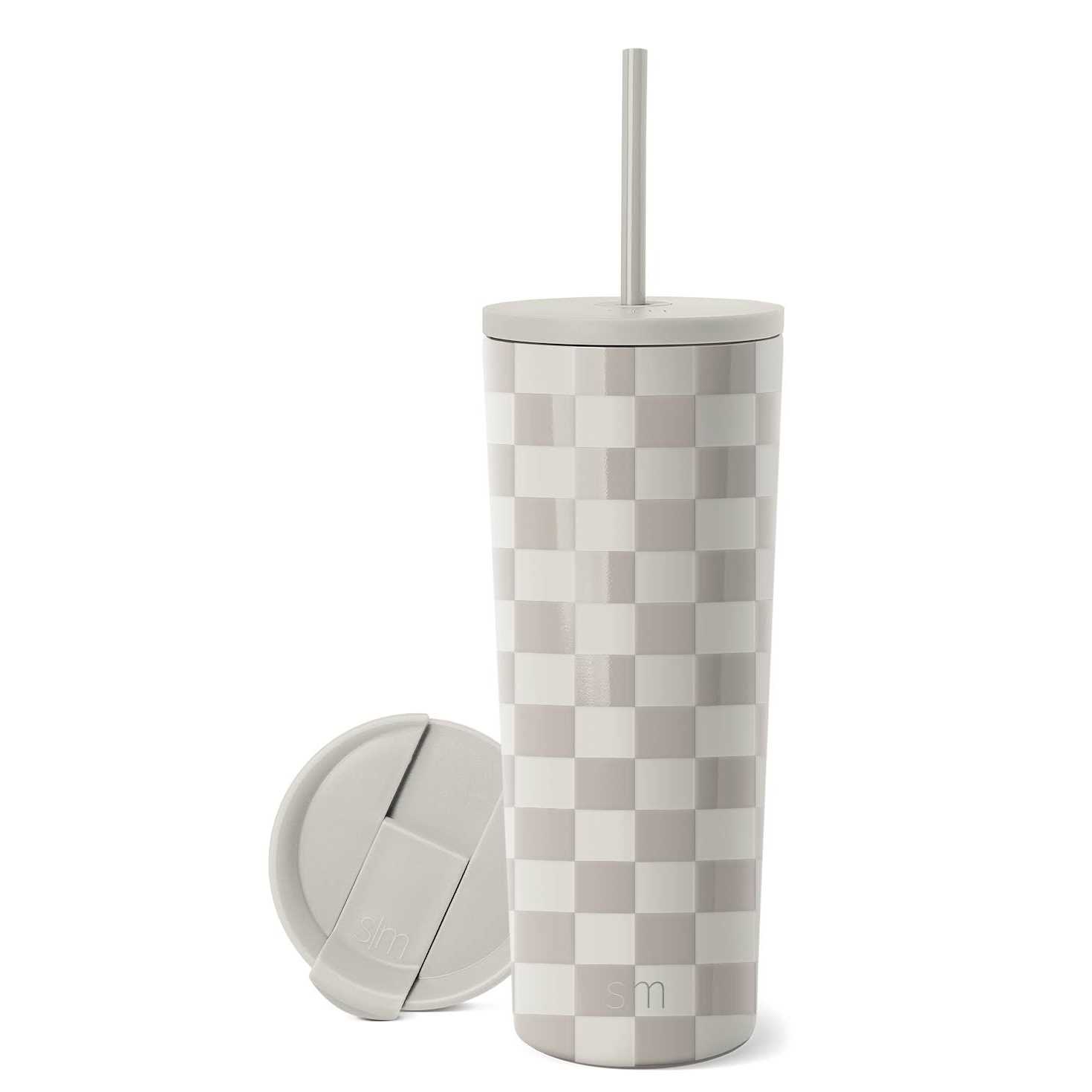 Simple Modern Classic Tumbler with Straw Lid & Flip Lid Travel Mug Gift Vacuum Insulated Coffee Beer Pint Cup