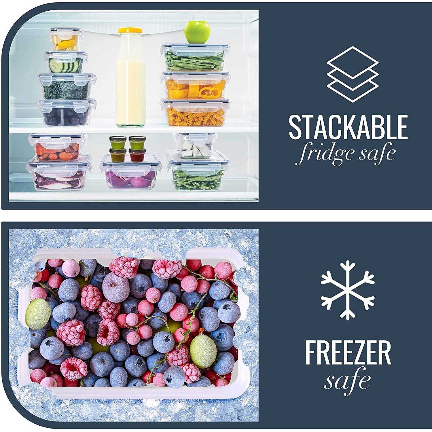 fullstar Food storage Containers with Lids plastic Containers