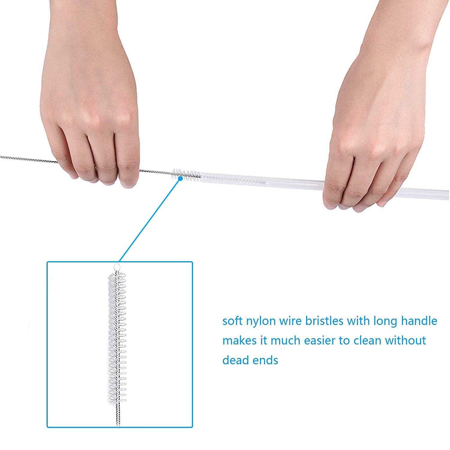 Aipenq Straw Cap for YETI Rambler Bottle and RTIC Bottle, Straw Lid with 2 Straws and 2 Brushes