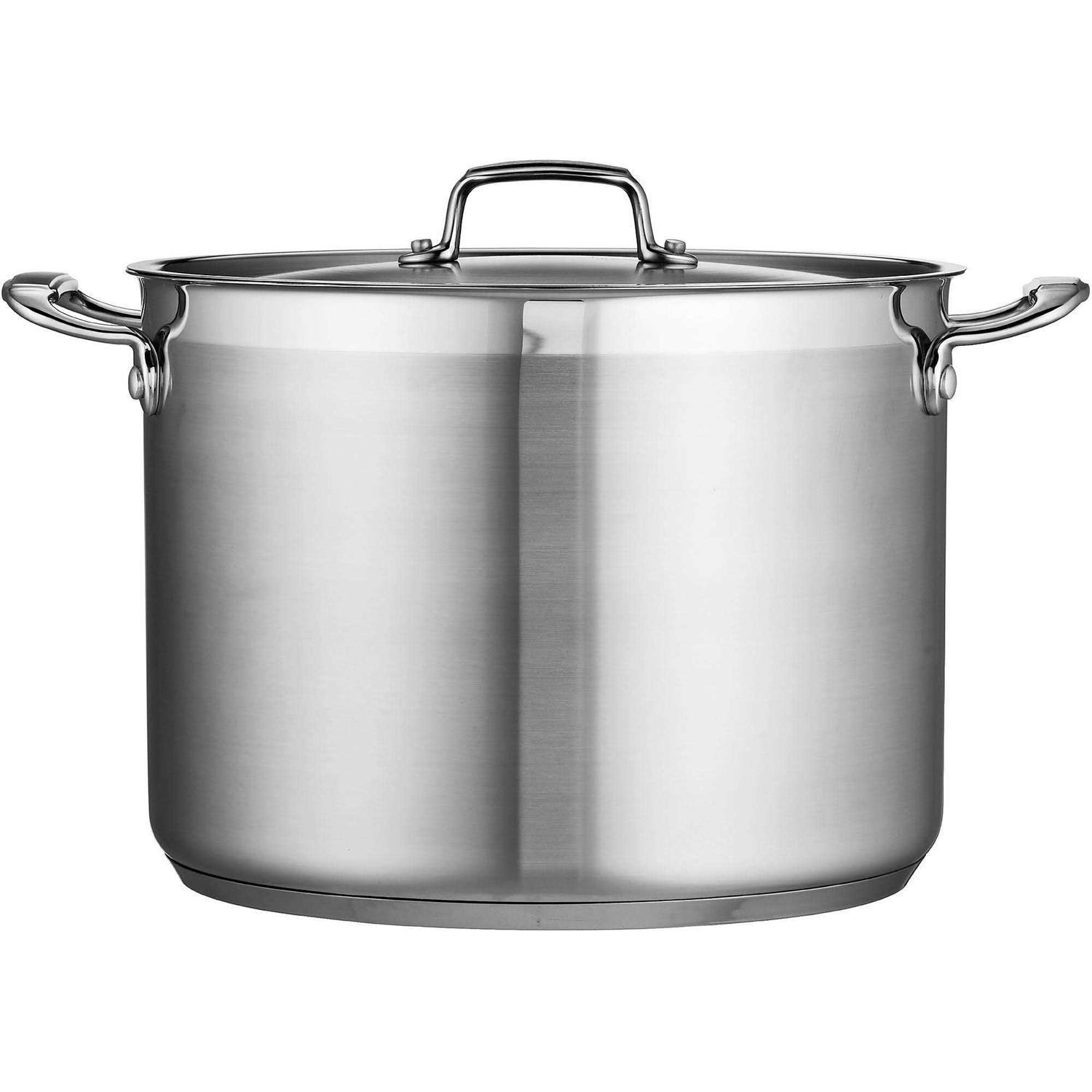 Tramontina Covered Stock Pot Gourmet Stainless Steel
