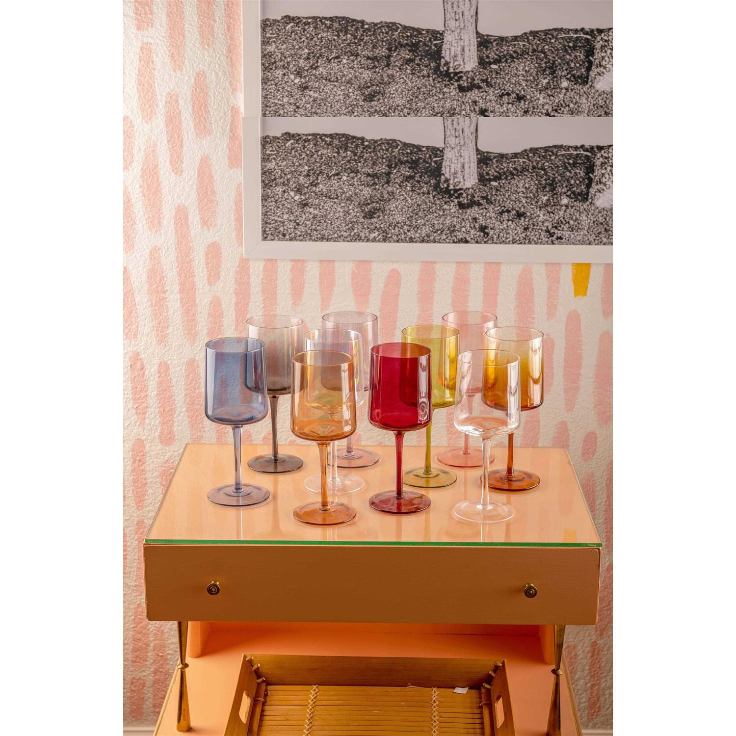 Karma Mid Century Wine Glass