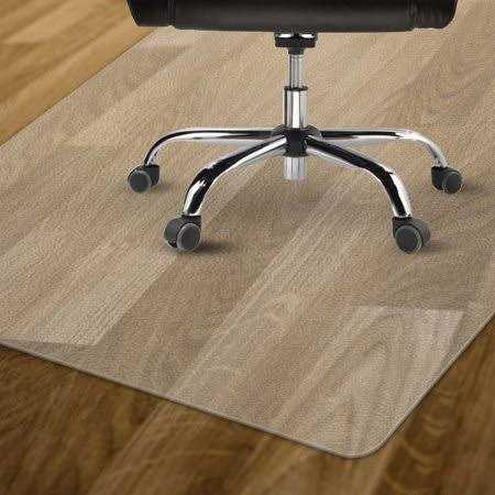 Swroom Office Mat for Hard Floor, Transparent PVC Material, Office Chair Mat for Home and Office