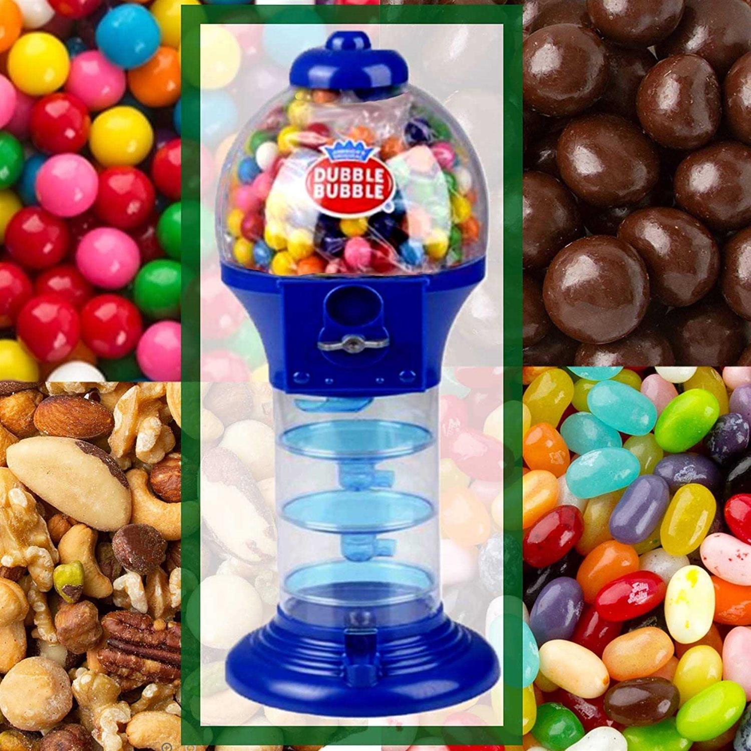 PlayO 18 Big Spiral Gumball Machine Toy Includes Aprox 113 Gum Balls