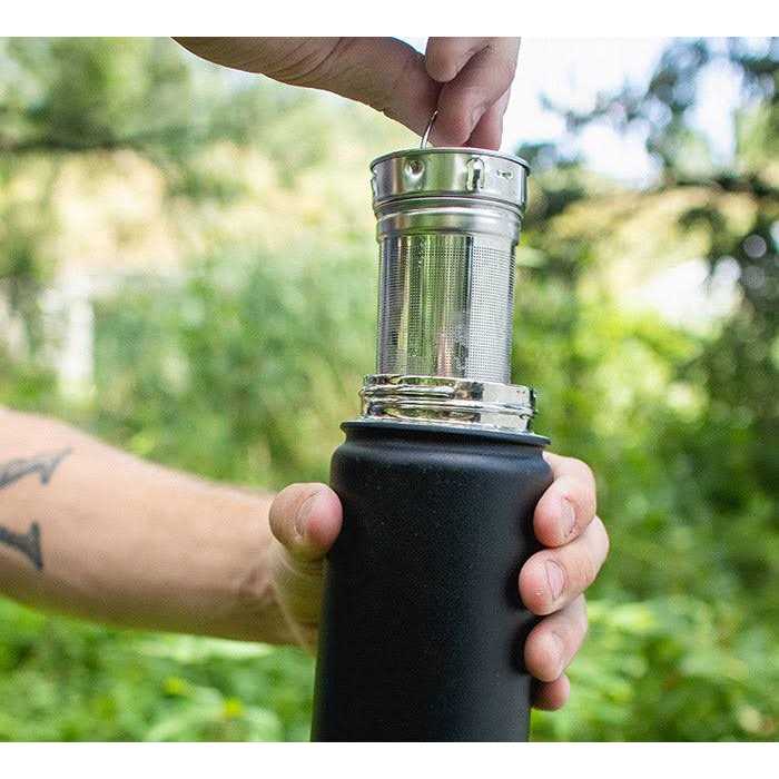 The Tea Spot Everest Tea Tumbler Travel Bottle with Tea Infuser for loose leaf Tea or iced coffee