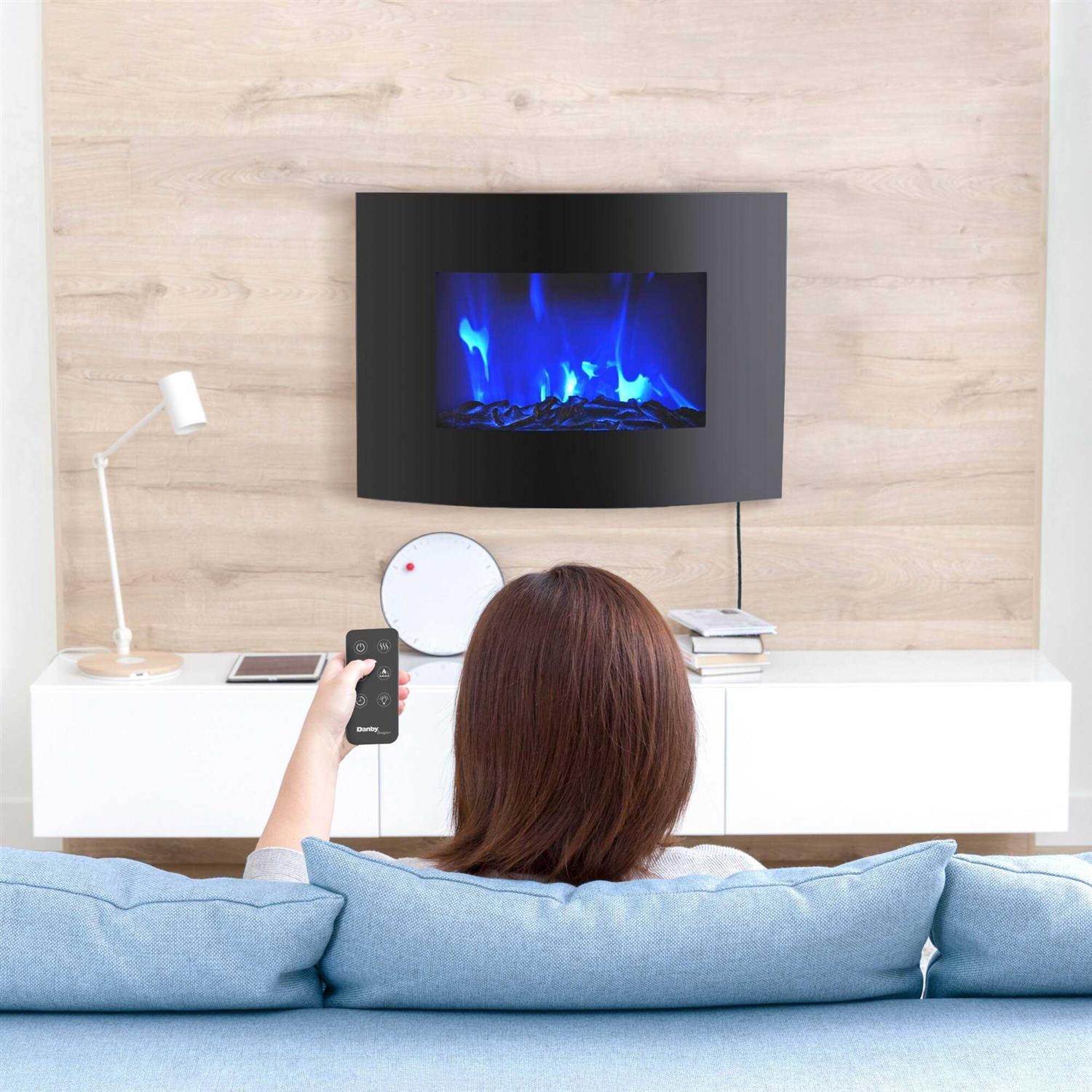 Danby Designer 22 Wall Mount Electric Fireplace